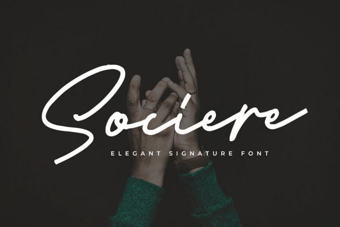 Sociere - Elegant Signature Font