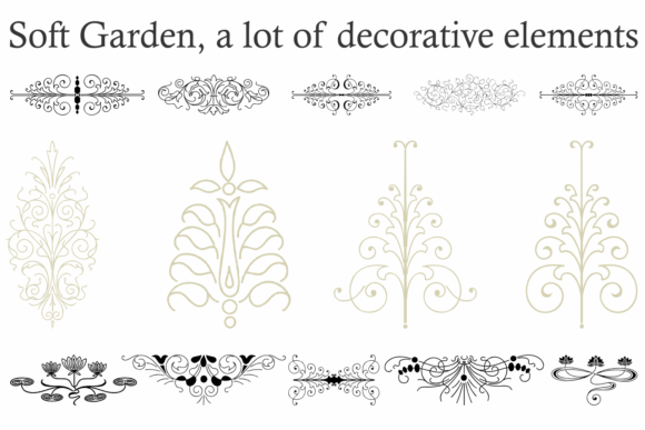 Soft Garden Family Font