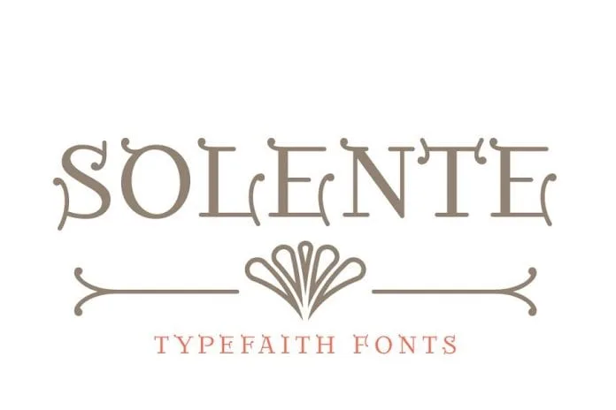 Solente Font