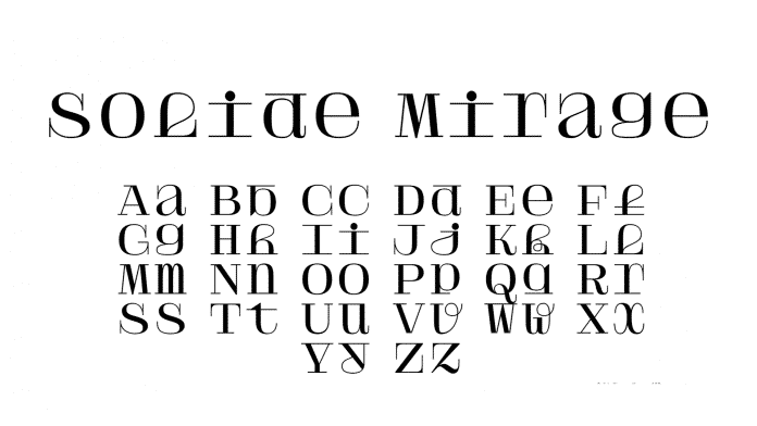 Solide Mirage Font