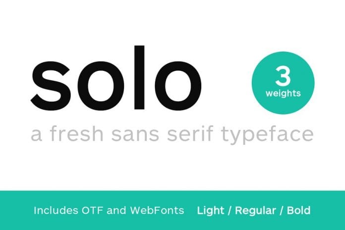 Solo Sans Font