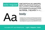 Solo Sans Font