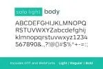 Solo Sans Font