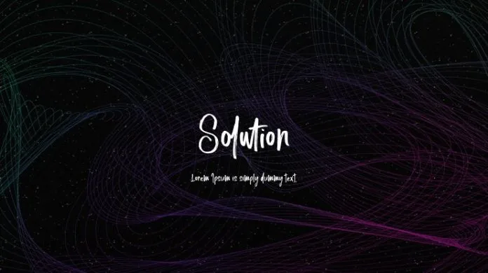 Solustion Font