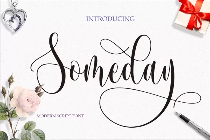 Someday – Handwriting Script Font