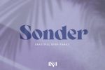 Sonder Family 5 Styles Font