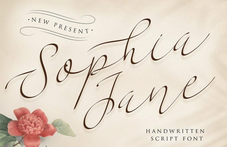 Sophia Jane Script Font Free Dowload