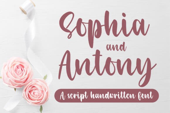 Sophia and Antony Font