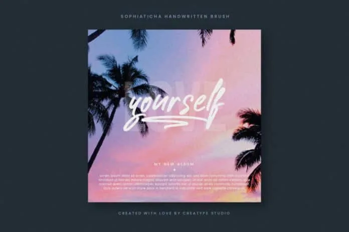 Sophiaticha Handwritten Brush Font