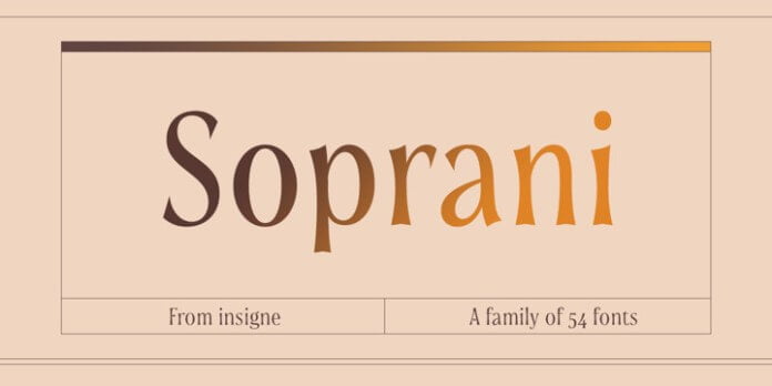 Soprani Font Family