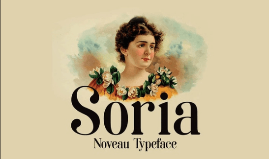 Soria- Free noveau font