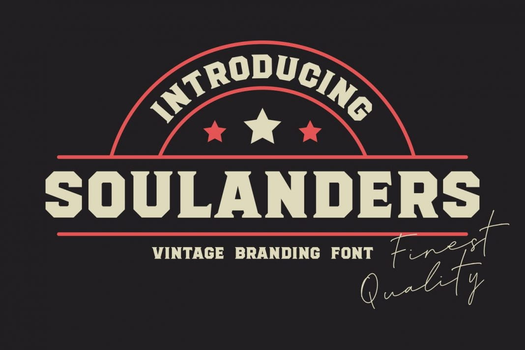 Soulanders - Vintage Bold Fonts