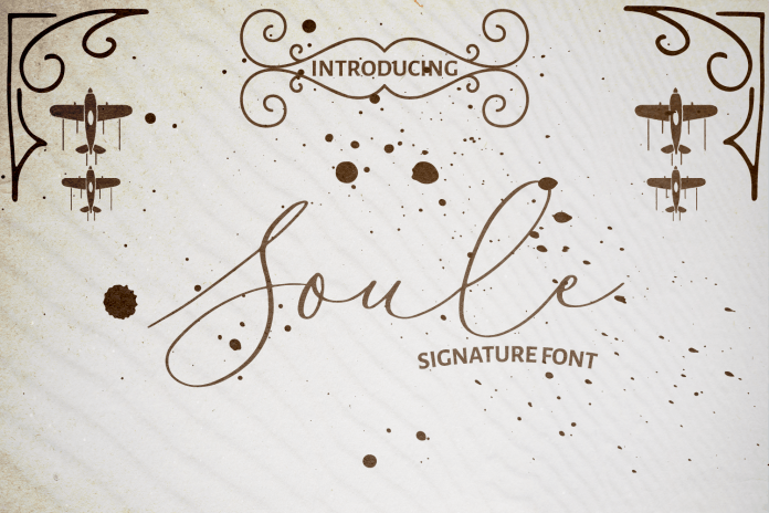 Soule Signature Font