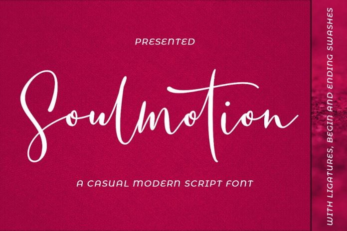 Soulmotion script Font