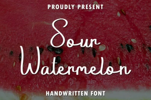 Sour Watermelon Font