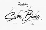South Blues Script Font