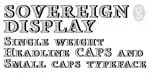 Sovereign Display Font