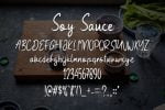 Soy Sauce Font