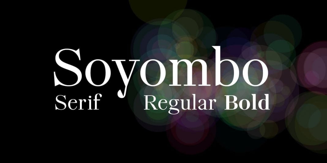 Soyombo Serif Font