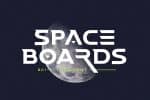 Space Boards - Sci - Fi Logo Typeface Font