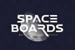 Space Boards - Sci - Fi Logo Typeface Font