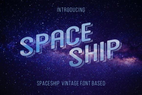 Space Ship Font