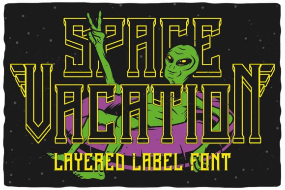 Space Vacation Font