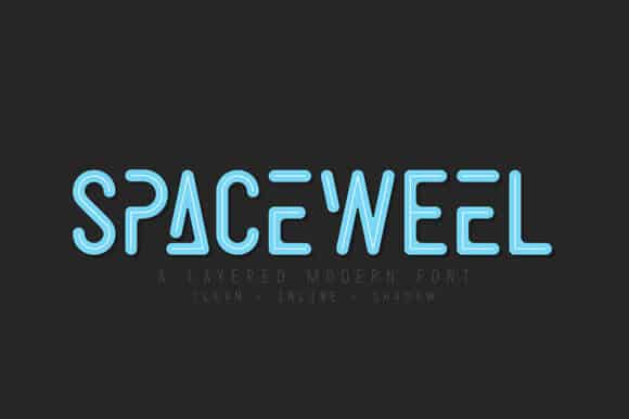 Space Weel Font