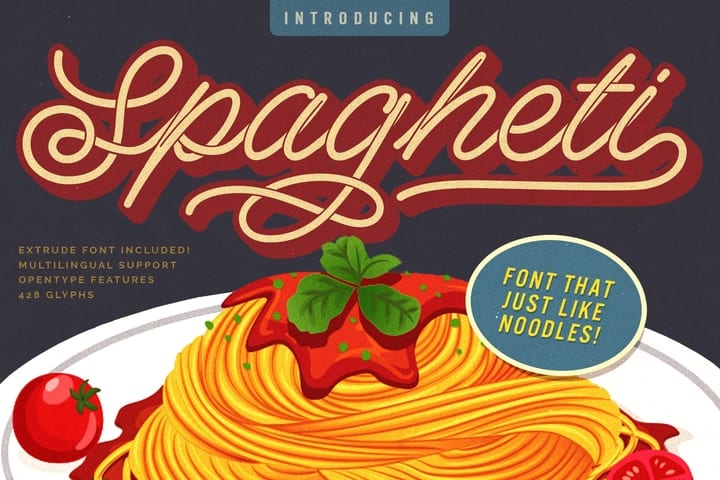 Spagheti Script Font