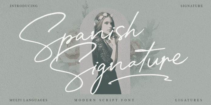 Spanish Signature Font