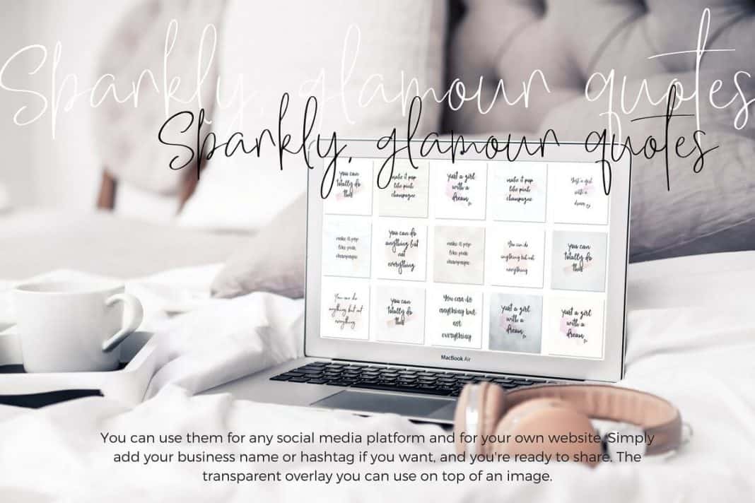 Sparkly Glamour Quotes