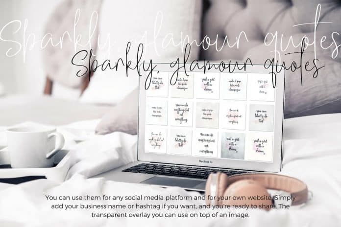 Sparkly Glamour Quotes