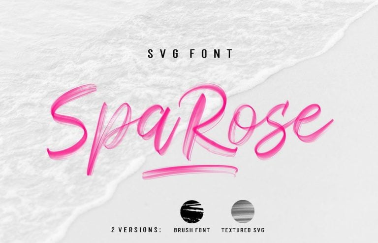 Sparose SVG Font Free Download