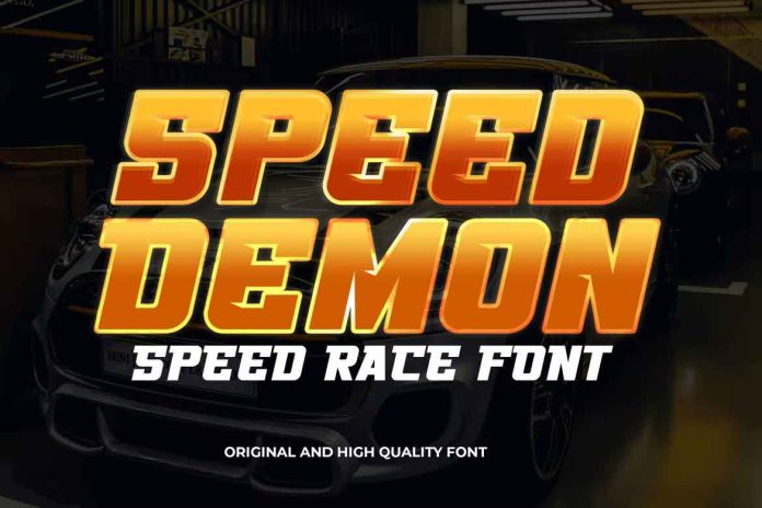 Speed Demon Font