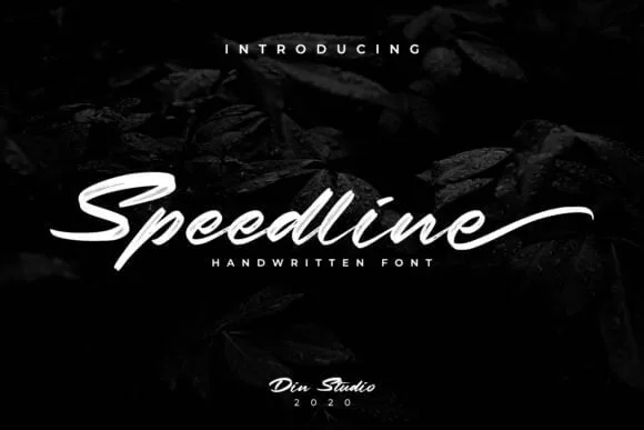 Speedline Font