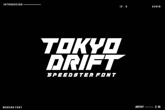Speedster Font