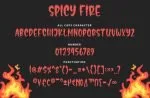 Spicy Fire Font