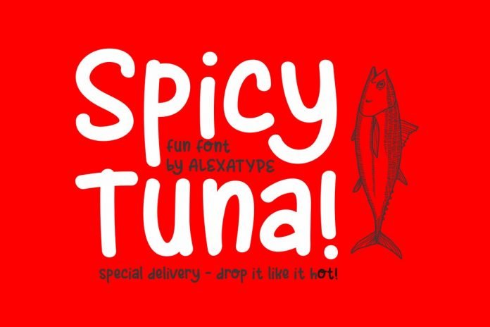 Spicy Tuna - Fun Children Font