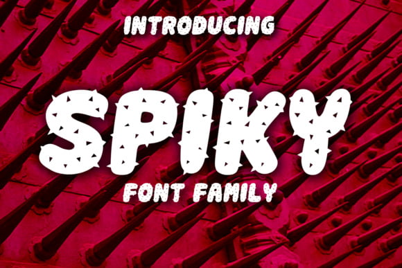 Spiky Font
