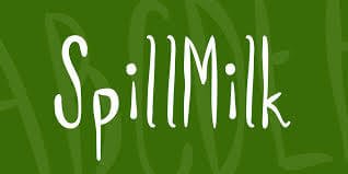SpillMilk Font