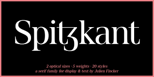 Spitzkant Font Family