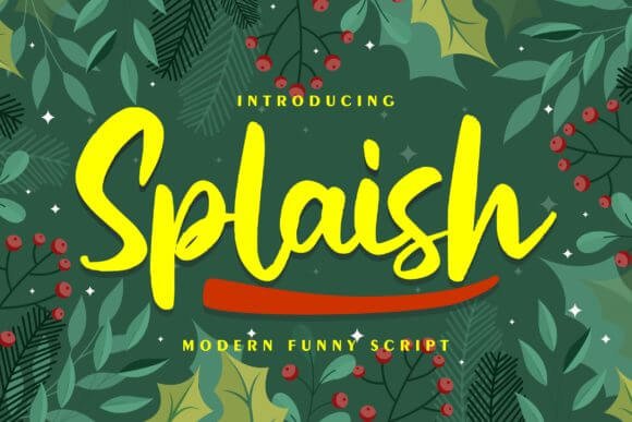 Splaish Font