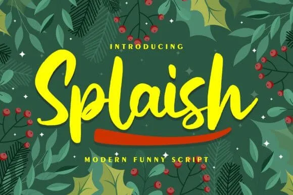Splaish Font