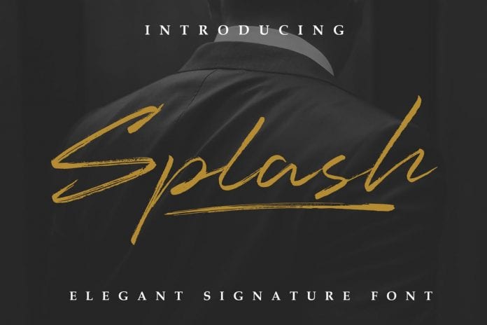 Splash Professional Signature Font