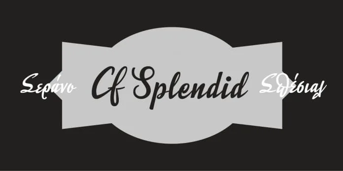 Splendid CF Font