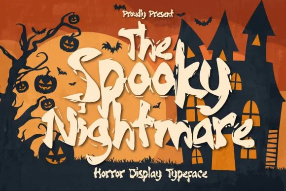 Spooky Nightmare Font