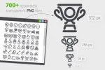 Sport 700+ Line Icons Bundle