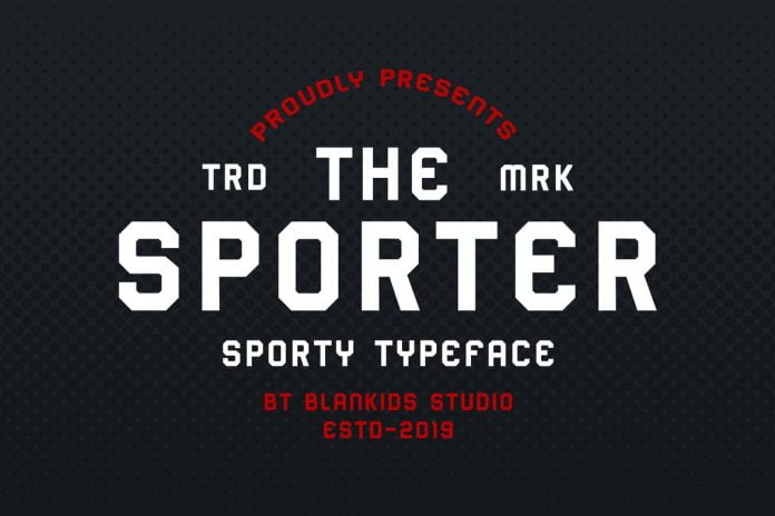 Sporter - Sporty Display Typeface