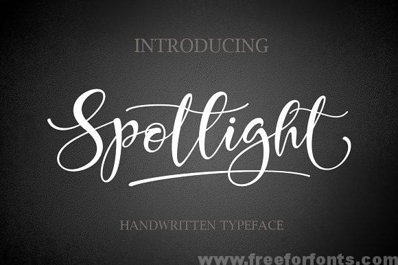 Spotlight Font