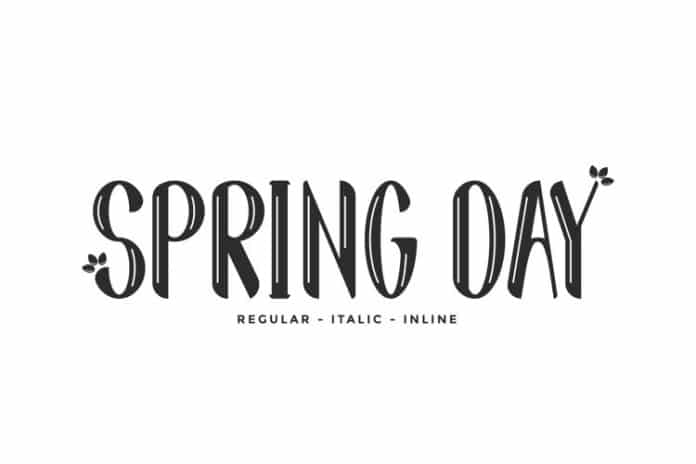 Spring Day - Decorative Font